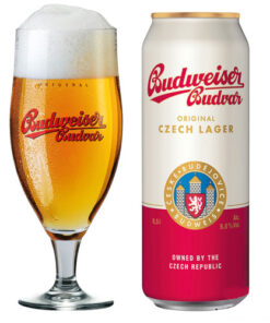 Bia Budweiser Budvar 5% Tiệp – thùng 24 lon 500ml